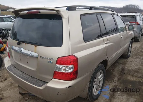2006 Toyota Highlander Hybrid V6 from USA, damaged, VIN JTEDW21A460008710
